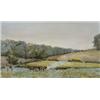 Image 1 : M** Barnard (20th Century), After The Harvest, Cookham, Berkshire, signed, inscribed 'Nr Cookham,...
