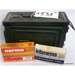 BOX LOT AMMUNITION