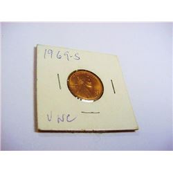 1969-S LINCOLN CENT B.U.