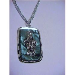 VINTAGE MIRACULOUS MEDAL NECKLACE