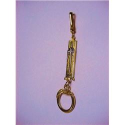 VINTAGE PIPER ADVERTISING KEYRING