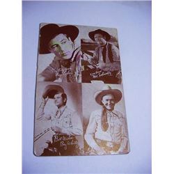 VINTAGE COWBOYS ARCADE CARD