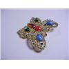 Image 3 : RHINESTONE BUTTERFLY PIN