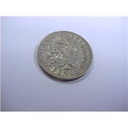 1959 BRITISH 6 PENCE WEDDING COIN