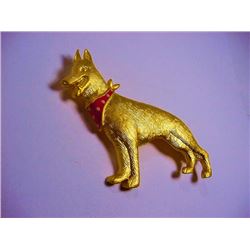 VINTAGE GERMAN SHEPARD PIN