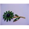 Image 4 : VINTAGE ENAMEL FLORAL PIN