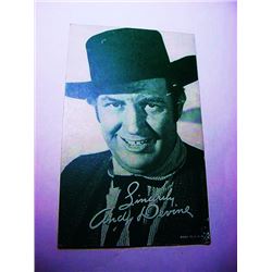 ANDY DEVINE ARCADE CARD