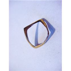 MODERNIST STERLING RING SIZE   5