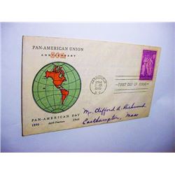 1940 PAN-AMERICAN UNION FIRST DAY COVER