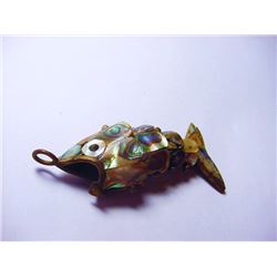 VINTAGE ABALONE FISH BOTTLE OPENER