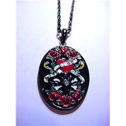 VINTAGE ENAMEL PENDANT