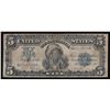 Image 1 : 1899 $5 Indian Chief Silver Certificate Bank Note