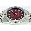 Image 9 : Mens Rolex Red Vignette Diamond and Ruby Datejust Wriswatch