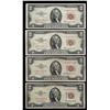 Image 1 : Lot of (4) 1953/A/B/C $2 Legal Tender Notes