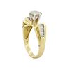 Image 3 : 14KT Yellow Gold 1.71ctw Round Brilliant Cut Diamond Engagement Ring