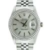 Image 1 : Mens Rolex Stainless Steel Silver Index 1ctw Datejust Wriswatch