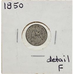 1850 Seated Liberty Half Dime Coin