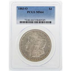 1883-O $1 Morgan Silver Dollar Coin PCGS MS64
