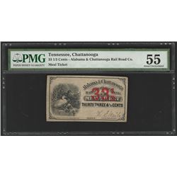 33 1/3 Cent Alabama & Chattanooga Rail Road Company PMG AU55