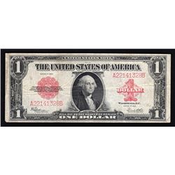 1923 $1 Legal Tender Large Size Red Seal Note