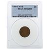 Image 1 : 1909-S VDB Lincoln Wheat Cent Coin PCGS MS62BN