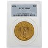 Image 1 : 1928 $20 St. Gaudens Double Eagle Gold Coin NGC MS64