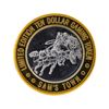 Image 2 : .999 Silver Sam's Town Las Vegas $10 Casino Gaming Token Limited Edition