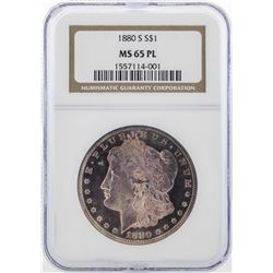 1880-S $1 Morgan Silver Dollar CoinNGC MS65 PL