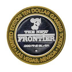 .999 Silver The New Frontier $10 Casino Gaming Token Limited Edition
