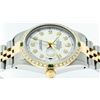 Image 7 : Mens Rolex Two Tone 14KT Yellow Gold Diamond Datejust Wristwatch