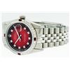Image 9 : Mens Rolex Red Vignette Diamond and Ruby Datejust Wriswatch