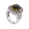 Image 3 : 18KT White Gold GIA 8.86ct. Alexandrite and Diamond Ring