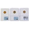 Image 2 : Lot of (6) $5 American Gold Eagle Coins NGC MS69