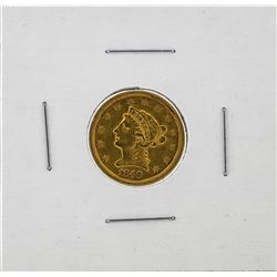 1849 $2 1/2 Liberty Head Quarter Eagle Gold Coin