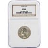 Image 1 : 1935 Quarter Dollar Coin NGC MS64