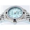 Image 6 : Rolex Ladies Stainless Steel Ice Blue Roman and Sapphire Diamond Datejust Wristw