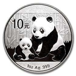2012 10 Yuan China Silver Panda Coin
