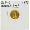Image 1 : 1987 $5 1/10oz American Gold Eagle Coin