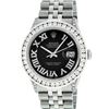 Image 1 : Rolex Mens Stainless Steel 3.50ctw Diamond Datejust Wristwatch