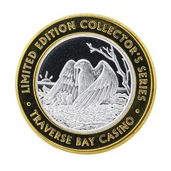 .999 Silver Traverse Bay Casino Resorts $10 Casino Gaming Token Limited Edition