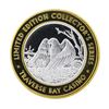 Image 1 : .999 Silver Traverse Bay Casino Resorts $10 Casino Gaming Token Limited Edition