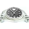 Image 8 : Rolex Mens Stainless Steel and Diamond Datejust Wristwatch