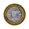 Image 1 : .999 Silver Sam's Town Las Vegas $10 Casino Gaming Token Limited Edition
