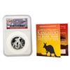 Image 1 : 2010P $1 Australia Kangaroo High Relief Silver Coin NGC PF70 Ultra Cameo