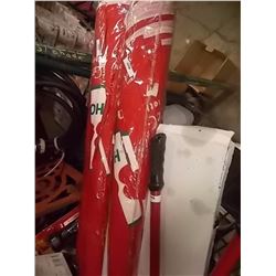 PATIO UMBRELLA - RED & WHITE