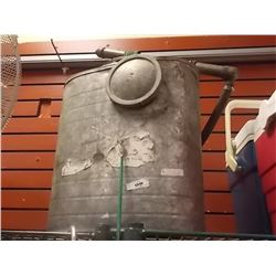 VINTAGE GALVANIZED BACK PACK GARDEN SPRAYER - WITH WAND