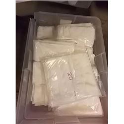 WHTIE LINEN NAPKINS - APPROX 160