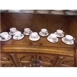 CATERING - TEA CUPS AND SAUCERS - 18PC