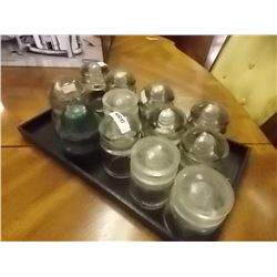 VINTAGE GLASS INSULATORS