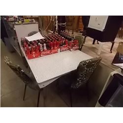VINTAGE TABLE WITH 4 CHAIRS - 1960'S